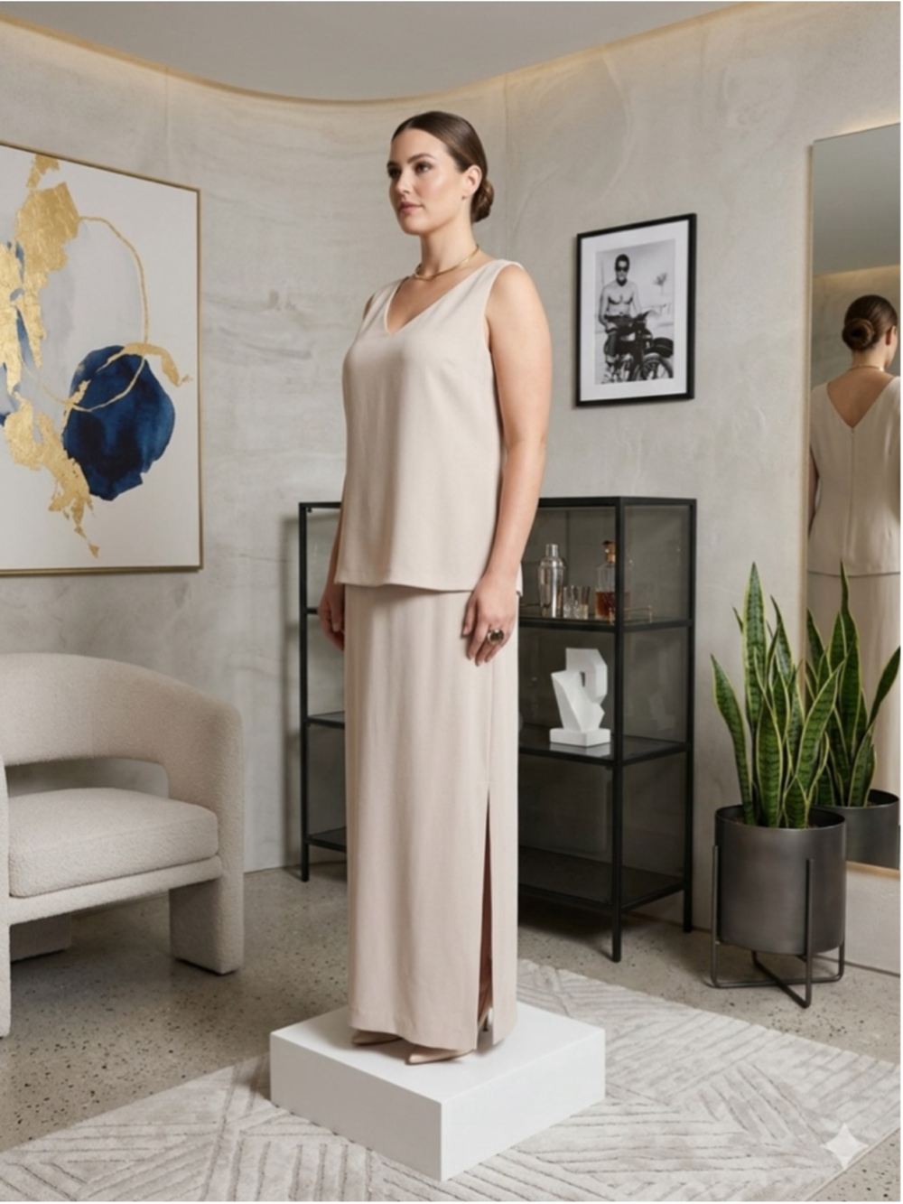 Jeffrey & Darla Evening by Tom Barra Vintage Maxi Dress - Picture 2 of 8